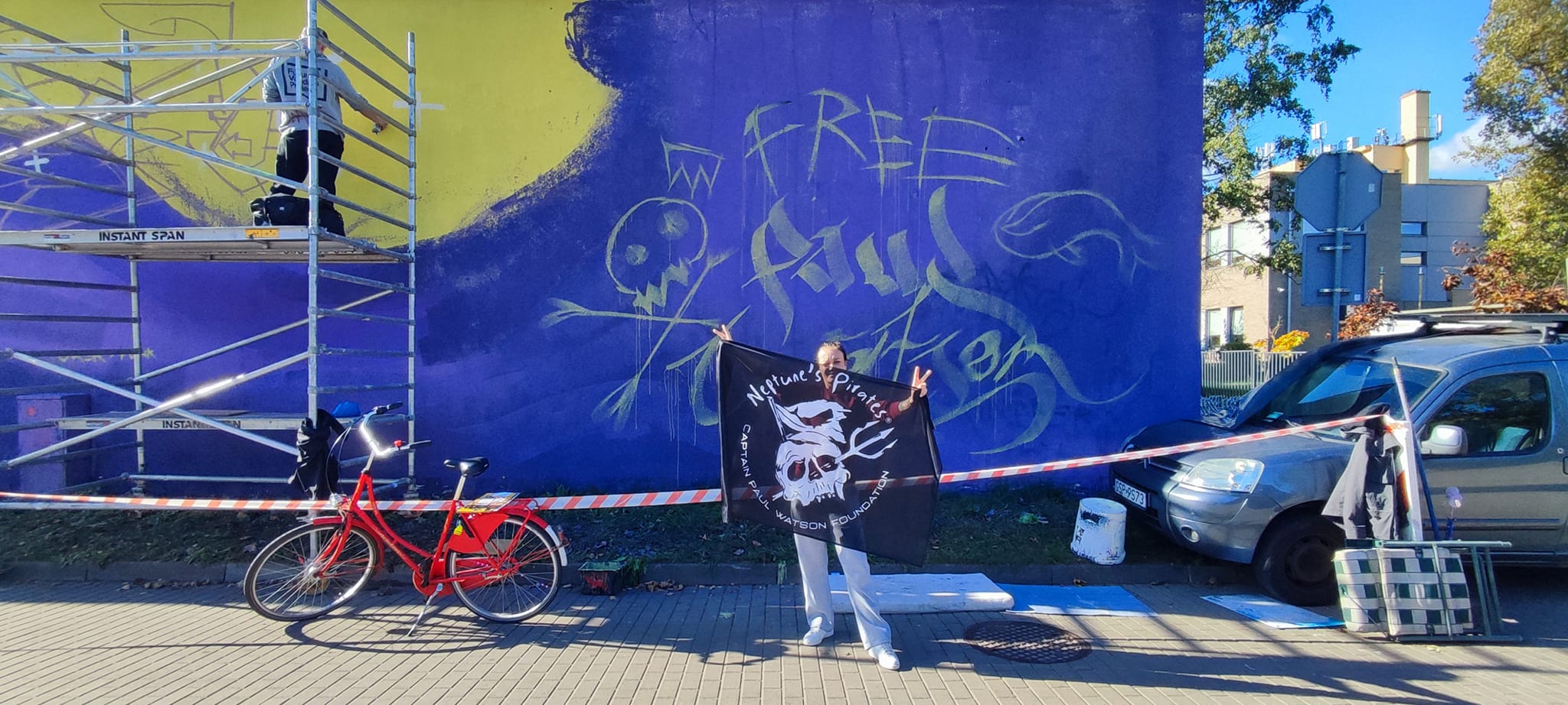 #FreePaulWatson Mural