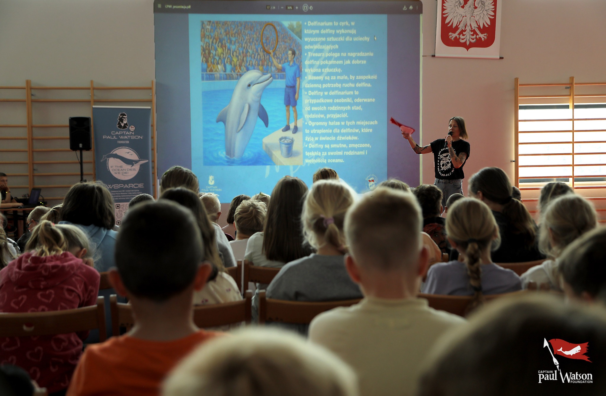 Wczoraj byliśmy w Szkoła Podstawowa im. Marii Dąbrowskiej w Kaźmierzu