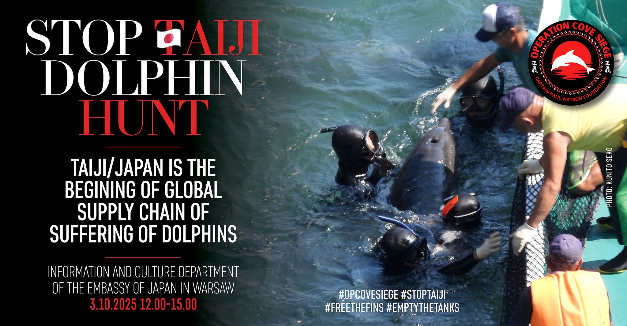 Stop Taiji dolphin hunt